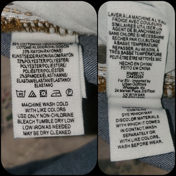 Free People Gummy High Rise Roller skinny cropped stretch Jeans dusty blue - Picture 15 of 16